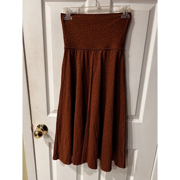 Patagonia midi Skirt Womens XS Morning Glory Fold Over Waist lagenlook minimal - Picture 3 of 7